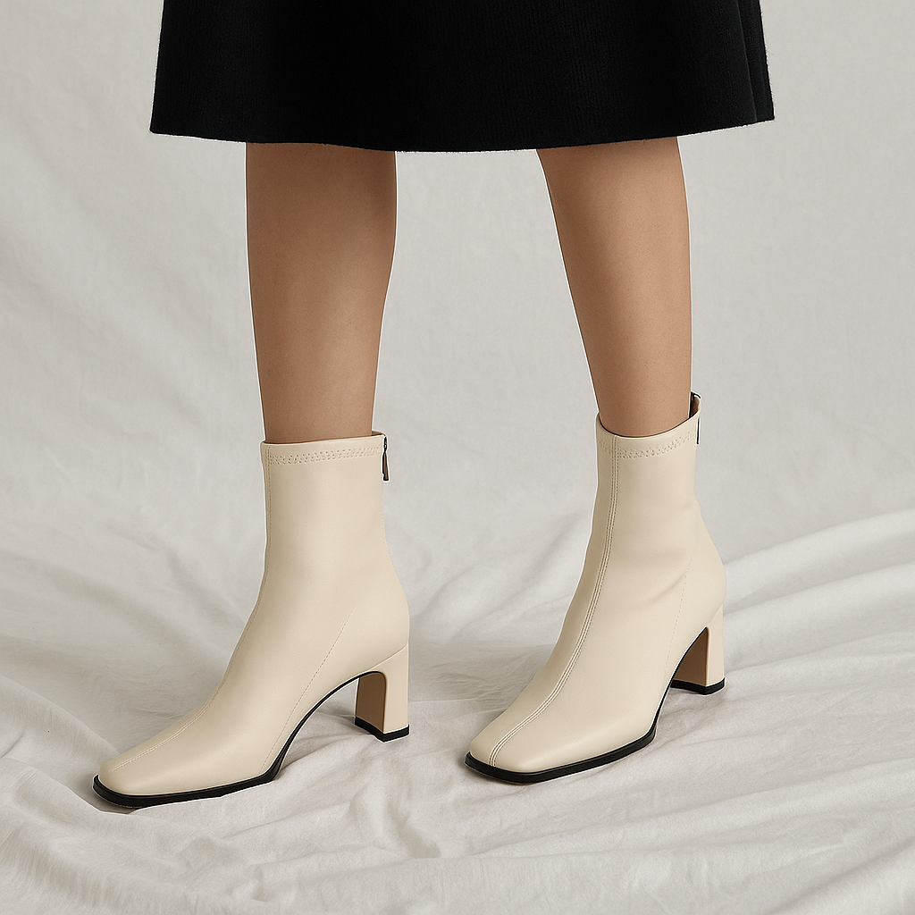 VALENTIA™ — The Luxe Leather Ankle Boot