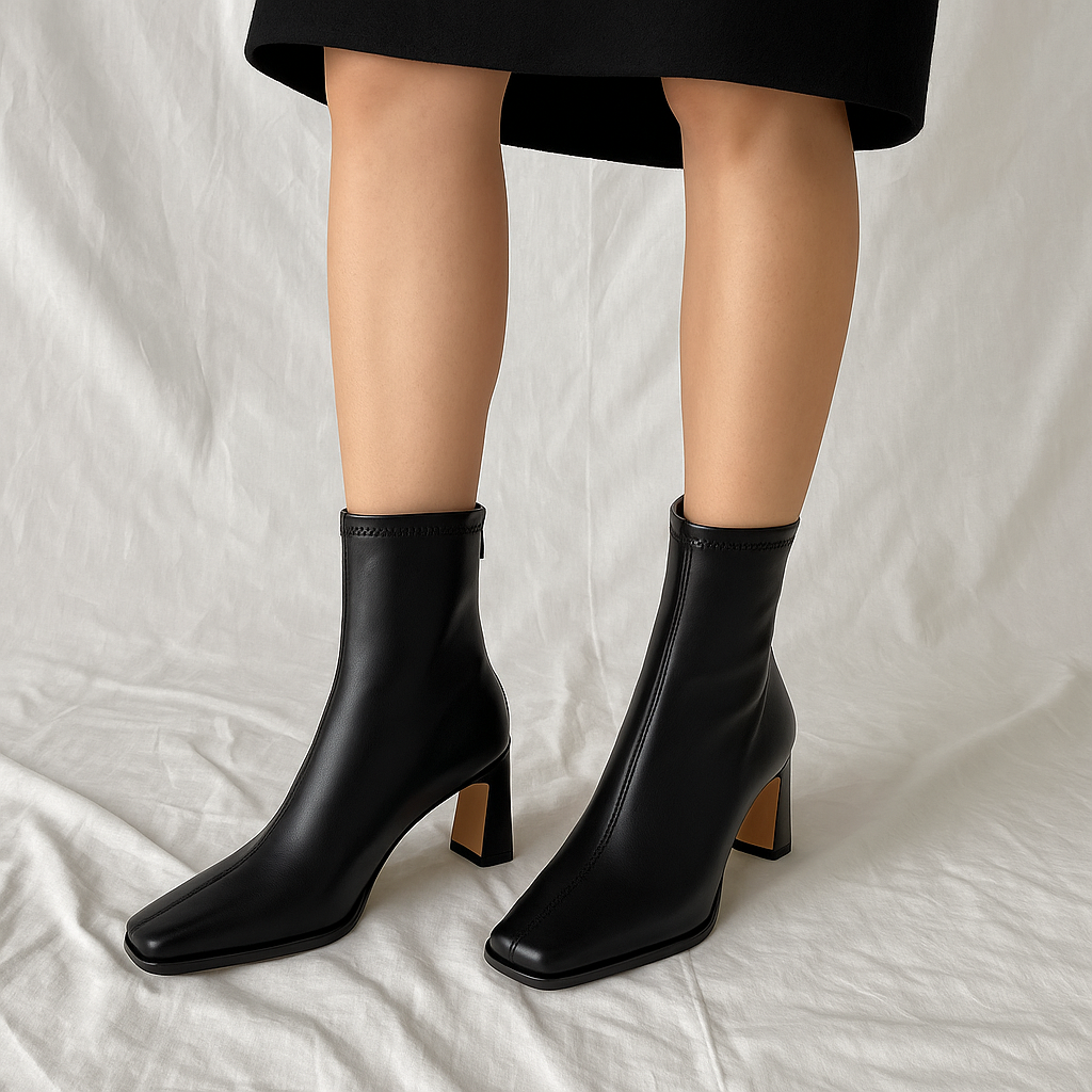 VALENTIA™ — The Luxe Leather Ankle Boot