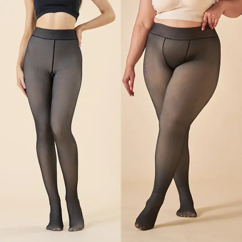 Sheer Thermal Tights - The look of sheer. The comfort of warmth.