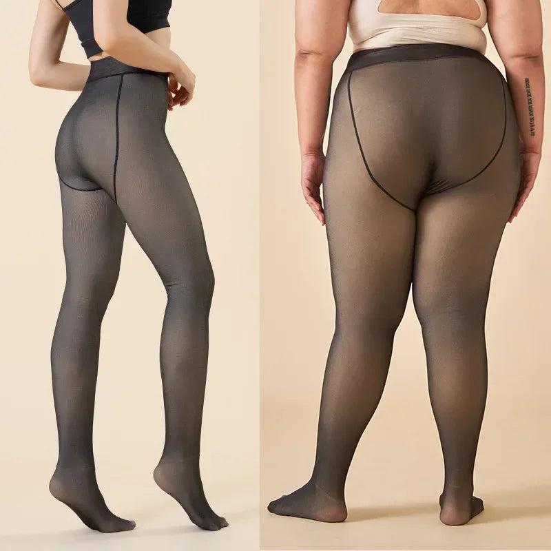 Sheer Thermal Tights - The look of sheer. The comfort of warmth.