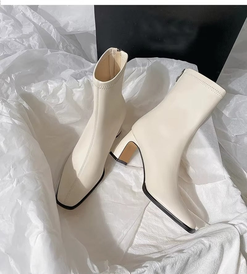 VALENTIA™ — The Luxe Leather Ankle Boot